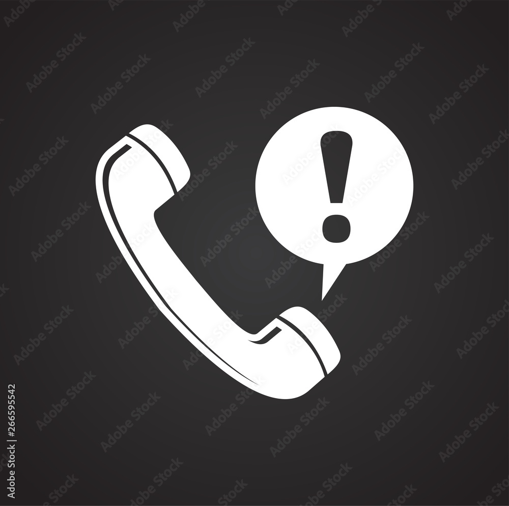 Poster delivery related icon on background for graphic and web design. simple vector sign. internet concept