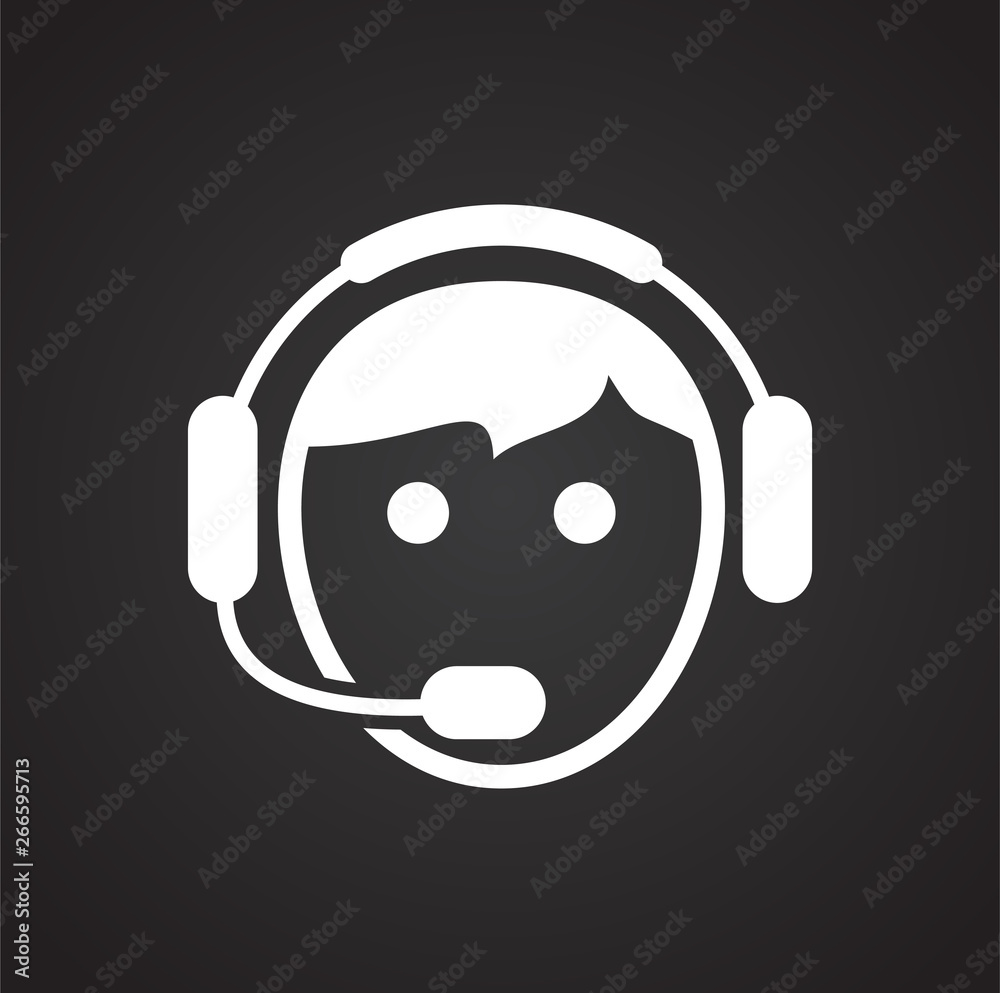 Poster delivery related icon on background for graphic and web design. simple vector sign. internet concept