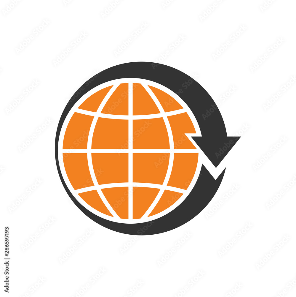 Poster delivery related icon on background for graphic and web design. simple vector sign. internet concept