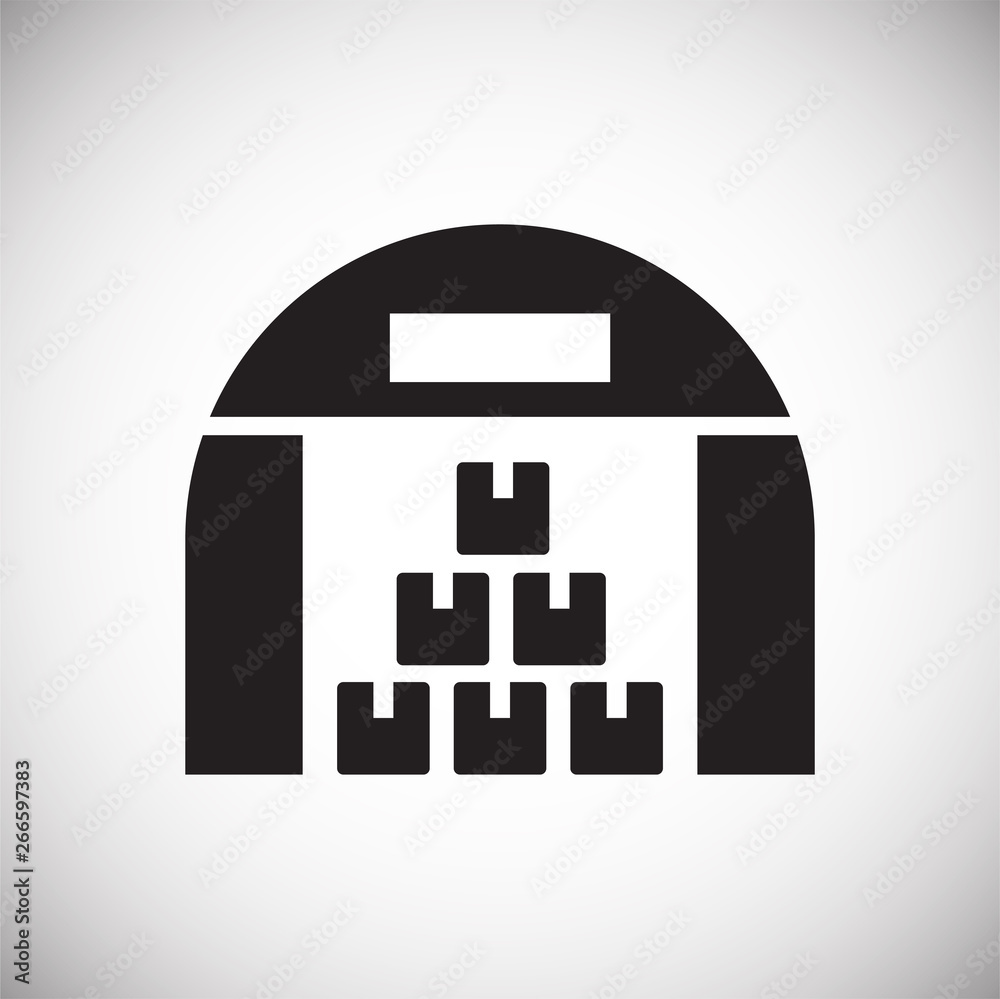 Poster delivery related icon on background for graphic and web design. simple vector sign. internet concept