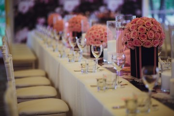 wedding table decoration