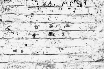 Fototapeta premium Brick texture with scratches and cracks