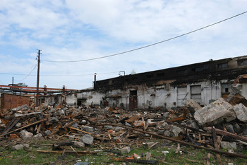 Summer buildings ruins 