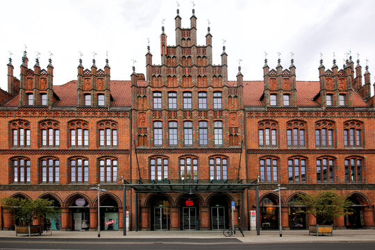 Hannover, Germany - 08.25.2018: view of the Old Town Hall.