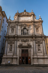 Fototapeta na wymiar A facade of Basilica of Corpus Domini, Turin
