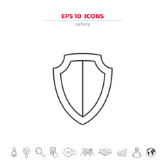 Business icons set. Template for your design works. Vector illustration.