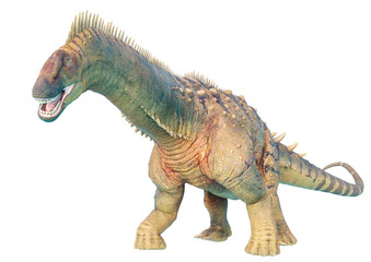 alamosaurus in a white background © DM7