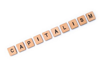 The word CAPITALISM