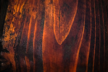 Dark wood texture Brown wood planks background closeup