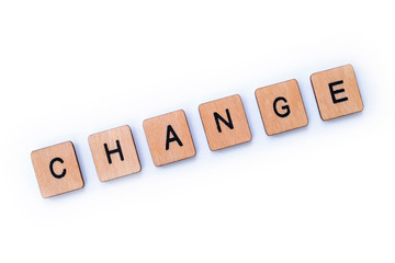 The word CHANGE