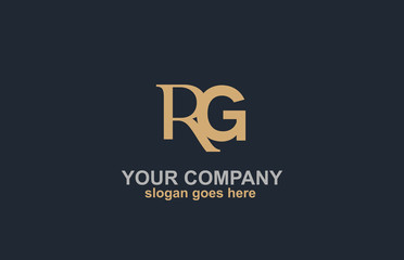 RG Letter Logo Design
