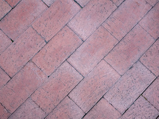 Pink Brick Walkway Texture Background