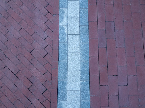 Brick Stone Walkway Texture Background