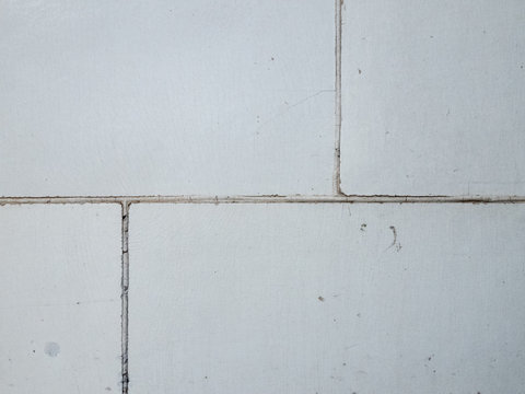 White Brick Wall Texture Background