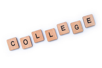 The word COLLEGE