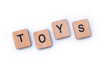 The word TOYS