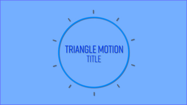 Triangle Motion Title