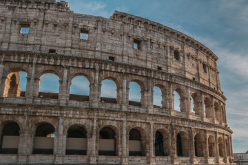 Fototapeta na wymiar colosseum of Rome by day