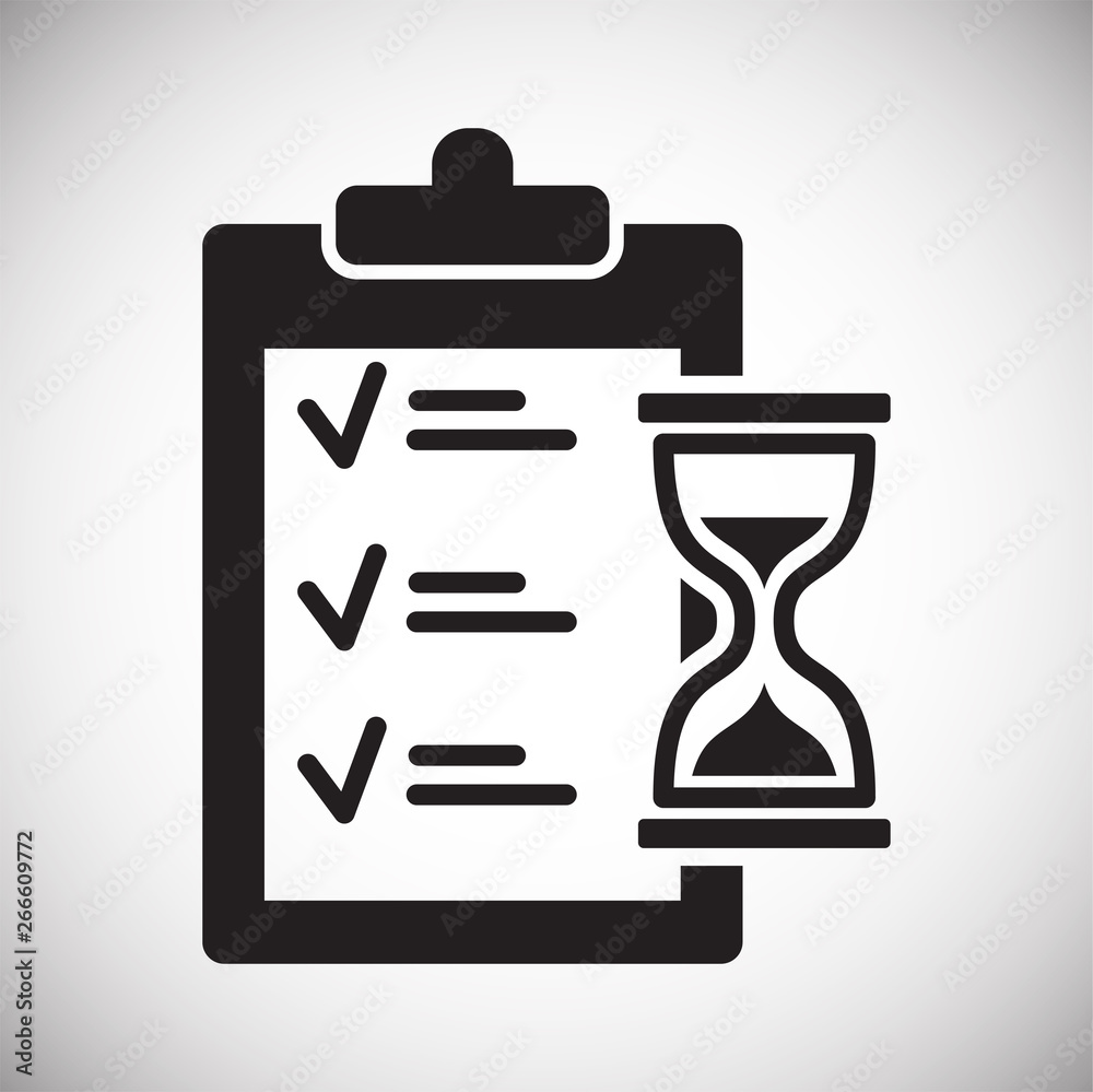 Poster delivery related icon on background for graphic and web design. simple vector sign. internet concept