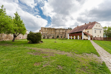 Fototapeta na wymiar Cistercian order monastery abandoned in Carta, Sibiu county, in Romania