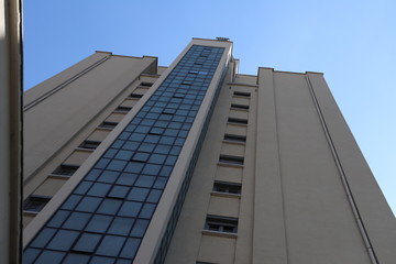 Quartier des Gratte Ciel &agrave; Villeurbanne construit entre 1927 et 1934 - Immeubles typiques - Rh&ocirc;ne - France