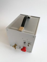 Automotive EMC testing equipment AMN isolated on the white background