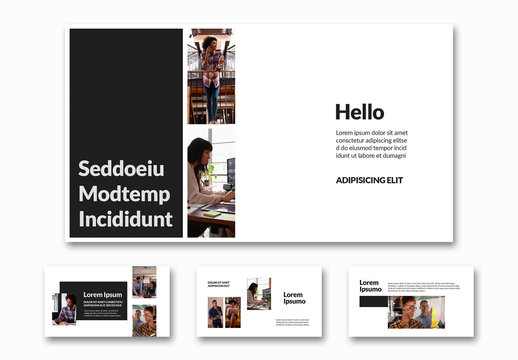 Minimalist Keynote Presentation Layout