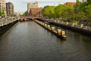 Fototapeta na wymiar Canals in Providence 