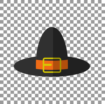 Pilgrim Hat. EPS10 Vector Illustration