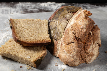 Traditional corn bread from galicia, Spain