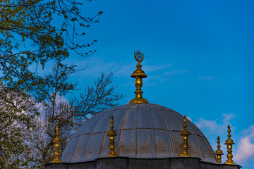 Fototapeta na wymiar Kuppeldach Topkapi Palast Istanbul