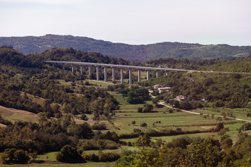 Fototapeta na wymiar road bridge in Croatia