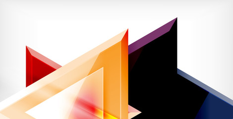 Triangle abstract background