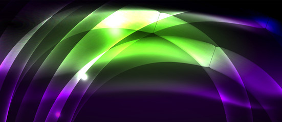 Neon light waves