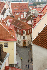 the streets of old Tallinn