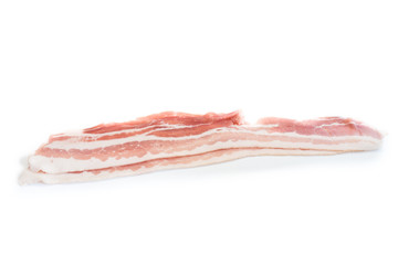 Bauchspeck Speck isoliert freigestellt