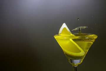 グラスの中のスプラッシュ