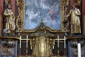 Tabernacle. Eglise Saint-Nicolas de VŽroce.