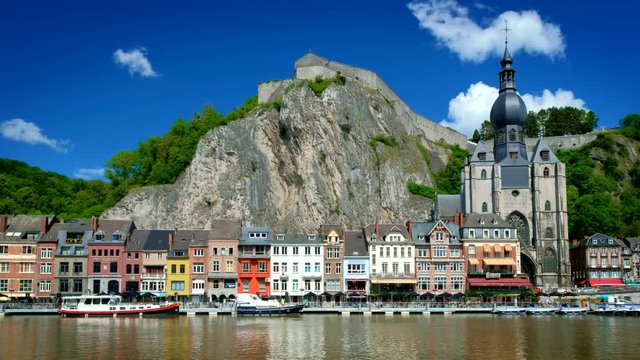 View of Dinant town, Belgium