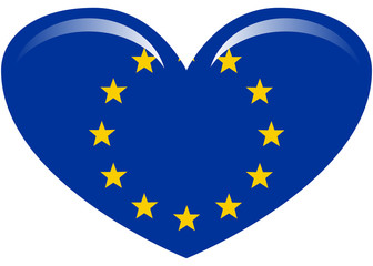 Simple flag of European Union. Correct size, proportion,