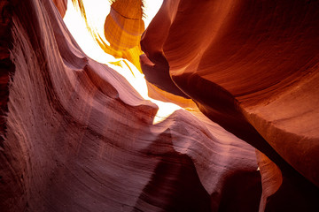 Antelope Canyon - amazing colors of the sandstone rocks - travel photography
