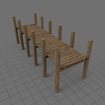 Wooden dock