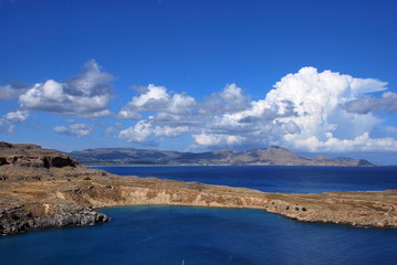 Obraz premium Landscape in Lindos