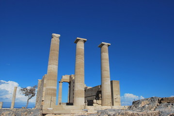 Temple in the Acropolis of Lindos