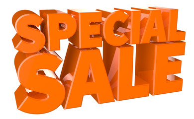 3D SPECIAL SALE word 3d rendering