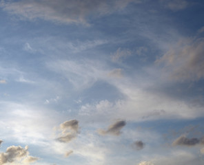 Cloud at evening.
