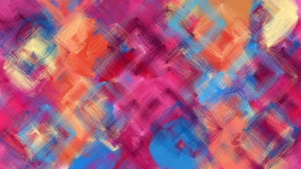 Fototapeta premium digital art abstract with moderate pink, steel blue and tan colors. colorful dynamic artwork can be used as wallpaper, poster, canvas or background texture