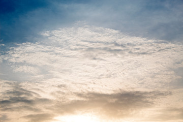 Obraz premium white clouds on the blue sky