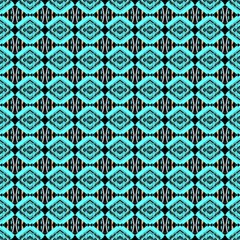 dark seamless and tileable pattern with aqua marine, black and wheat colors. vintage graphic for wallpaper, prints, fabric tiles or wrapping paper