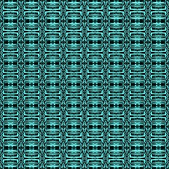 Naklejka premium black, aqua marine and pale turquoise colors. dark seamless pattern for website background. vintage graphic for wallpaper, prints, fabric tiles or poster